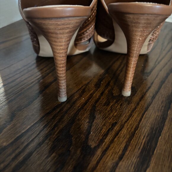 BCBGENERATION Karli Dress Sandals Women's Shoes In Caramel SZ: 9 - Picture 13 of 16